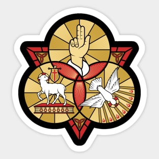 The magnificent seal of the Holy Trinity Sticker